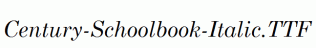 Century-Schoolbook-Italic.ttf