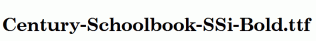 Century-Schoolbook-SSi-Bold.ttf