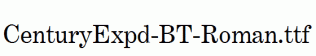 CenturyExpd-BT-Roman.ttf