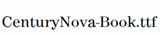CenturyNova-Book.ttf