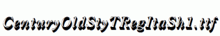 CenturyOldStyTRegItaSh1.ttf