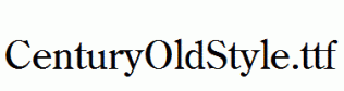 CenturyOldStyle.ttf