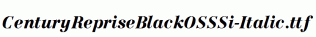CenturyRepriseBlackOSSSi-Italic.ttf