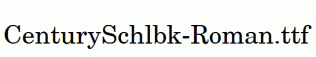 CenturySchlbk-Roman.ttf