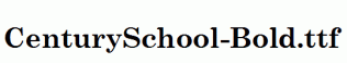 CenturySchool-Bold.ttf