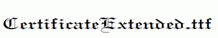 CertificateExtended.ttf