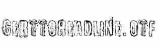 CerttoHeadline.otf