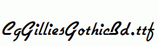 CgGilliesGothicBd.ttf