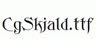 CgSkjald.ttf