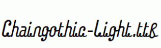Chaingothic-Light.ttf