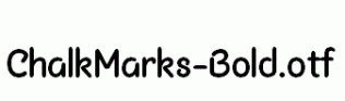 ChalkMarks-Bold.otf
