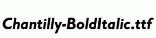 Chantilly-BoldItalic.ttf