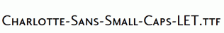 Charlotte-Sans-Small-Caps-LET.ttf