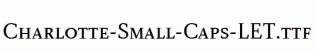 Charlotte-Small-Caps-LET.ttf