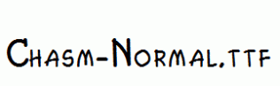 Chasm-Normal.ttf