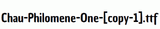 Chau-Philomene-One-[copy-1].ttf