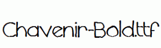 Chavenir-Bold.ttf