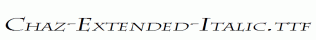 Chaz-Extended-Italic.ttf
