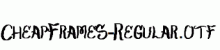 CheapFrames-Regular.otf