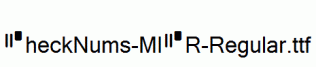 CheckNums-MICR-Regular.ttf