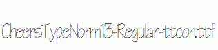 CheersTypeNorm13-Regular-ttcon.ttf