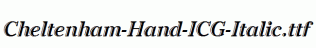 Cheltenham-Hand-ICG-Italic.ttf