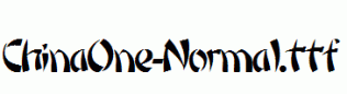 ChinaOne-Normal.ttf