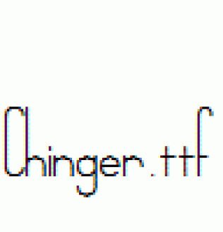 Chinger.ttf