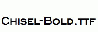 Chisel-Bold.ttf