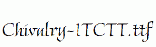Chivalry-ITCTT.ttf