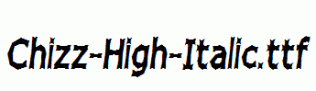 Chizz-High-Italic.ttf