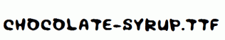 Chocolate-syrup.ttf