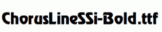 ChorusLineSSi-Bold.ttf