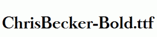 ChrisBecker-Bold.ttf