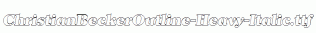 ChristianBeckerOutline-Heavy-Italic.ttf