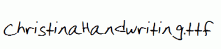ChristinaHandwriting.ttf