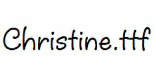 Christine.ttf