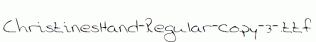 ChristinesHand-Regular-copy-3-.ttf