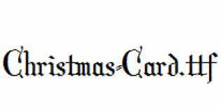 Christmas-Card.ttf