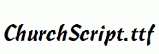 ChurchScript.ttf
