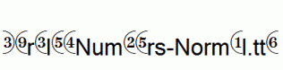 CircledNumbers-Normal.ttf