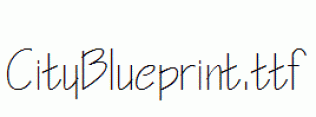 CityBlueprint.ttf