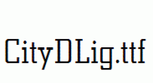CityDLig.ttf
