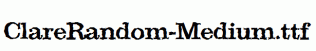 ClareRandom-Medium.ttf