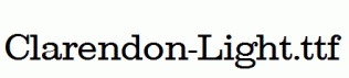 Clarendon-Light.ttf