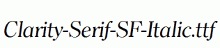 Clarity-Serif-SF-Italic.ttf