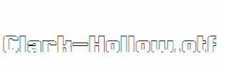 Clark-Hollow.otf