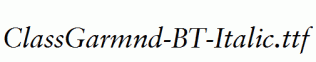 ClassGarmnd-BT-Italic.ttf
