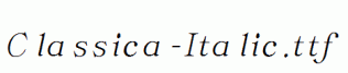 Classica-Italic.ttf