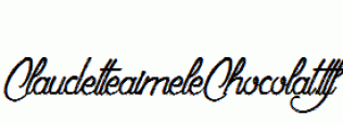 ClaudetteaimeleChocolat.ttf